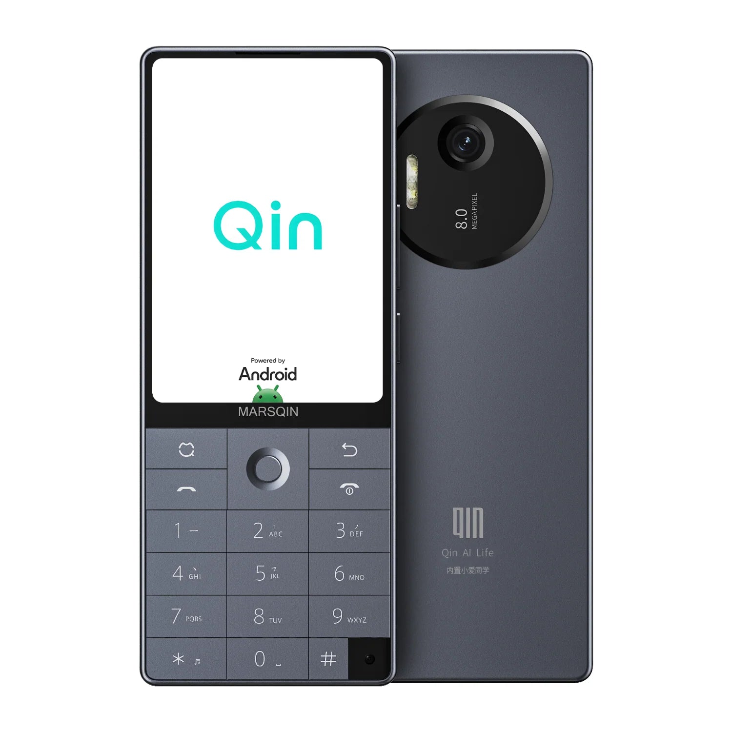 Qin F25 3.54-Inch Touch Screen Smart Phone | Android 14 with Google Play