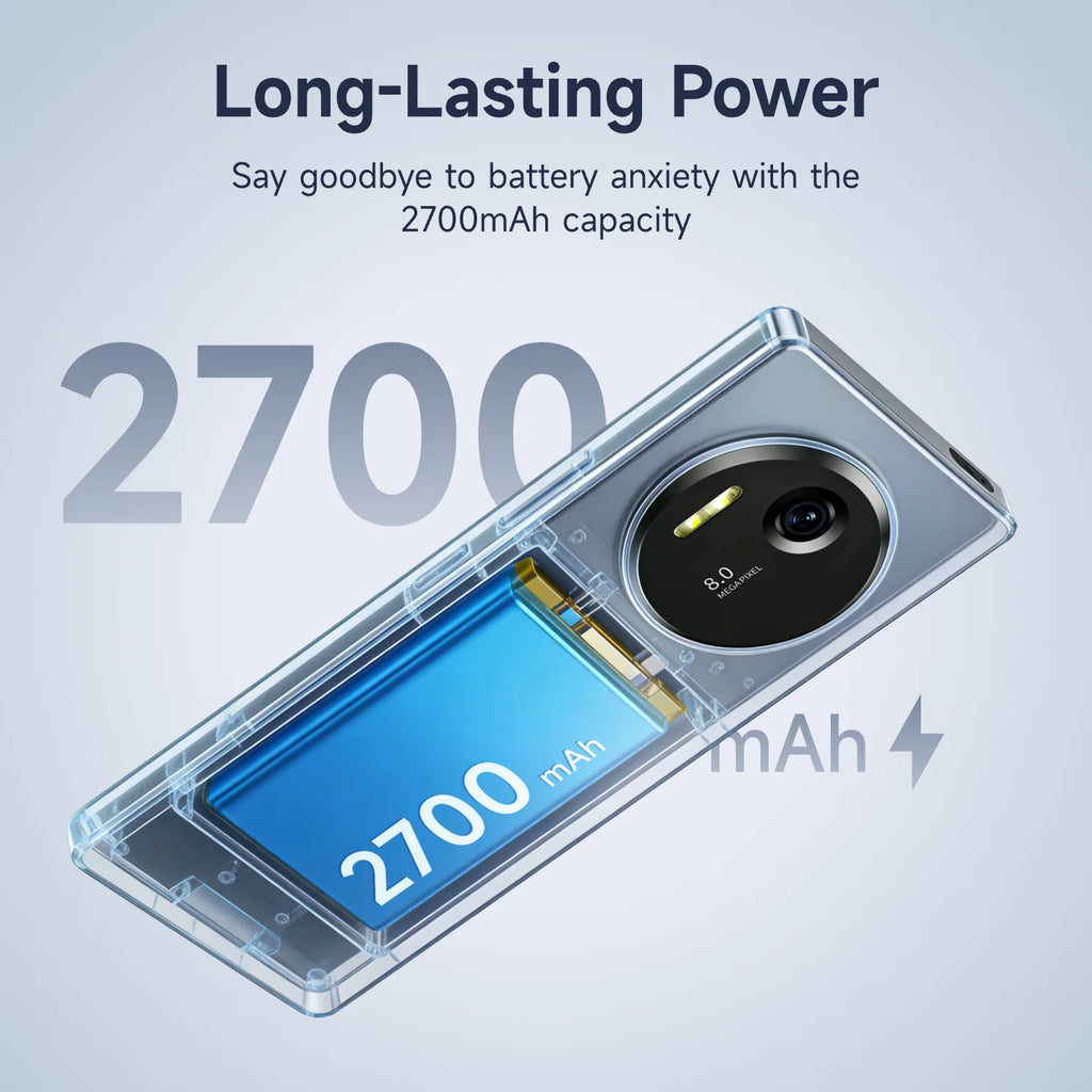 Qin F25 3.54-Inch Touch Screen Smart Phone | Android 14 with Google Play