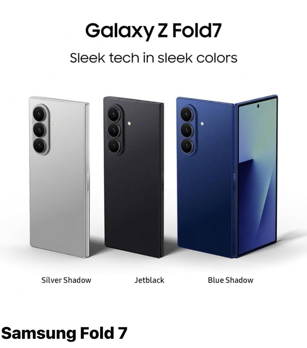SAMSUNG GALAXY FOLD 7 512 GB INDIAN WITH BILL
