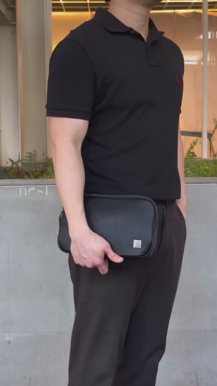 WIWU  MASTER Genuine Leather Fingerprint Lock Pouch